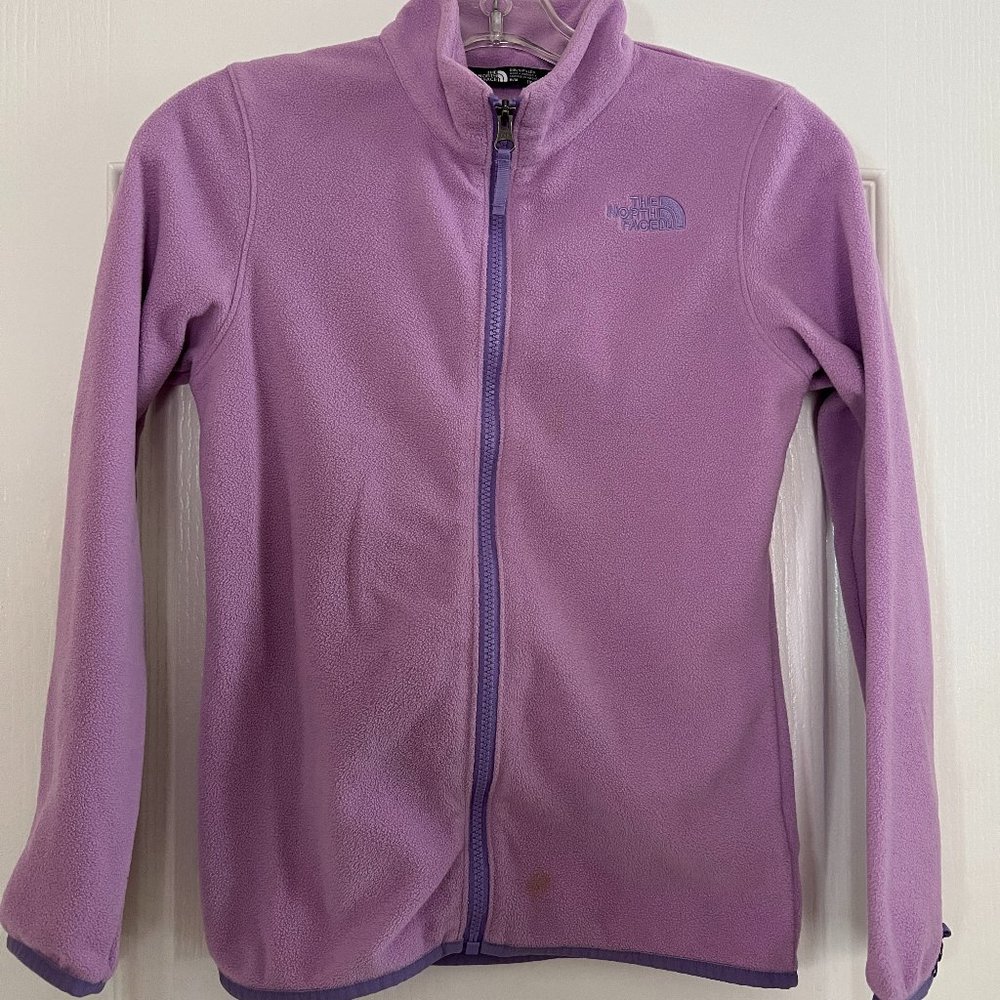 North Face Lightweight Fleece Zip Up Jacket - Kid's Sz. M